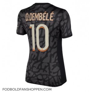 Paris Saint-Germain Ousmane Dembele #10 Tredjetrøje Dame 2023-24 Kortærmet